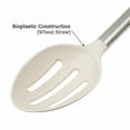thumbnail image 3 of Beille Kitchen Slotted Serving Spoon Wheat Straw Stainless Steel, 3 of 9