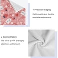 thumbnail image 4 of SKYSONIC 3 Pack Towel Valentine's Day Mother's Day Red Hearte Love Cotton Bath Towel Set (1 Bath Towel, 1 Hand Towel, 1 Washcloth) for Bathroom, Super Soft and Quick Dry Towels, 4 of 7