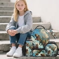 thumbnail image 2 of Jeiento Kids Dinosaur Backpack for Boys Girls Age 8-12 5-Piece Bookbag Set with Lunch Box, Water Bottle Holder, Pencil Case & Keychain for Elementary School 3rd-6th Grade Back to School Supplies, 2 of 8