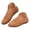 Brown, variant on Women's Round Toe Loafers Comfortable Slip on Work Flats Shoes Womens Dressy Casual Walking Ballet Flat (Grey,9.5)