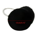 thumbnail image 2 of Women Girls Winter Fluffy Plush Earmuffs Imitation Pearl Beaded Headband Thicken, 2 of 11
