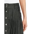 thumbnail image 5 of Time and Tru Women's Tiered Denim Skirt, 5 of 5