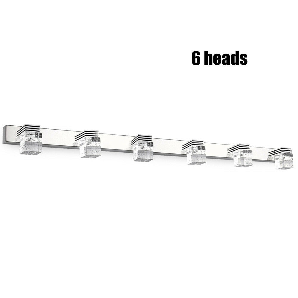 Fetcoi Modern 1-Light Silver LED Vanity Light with Not Included Shade
