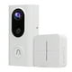 thumbnail image 4 of Videoportero Wifi de 3MP, PIR, Audio bidireccional, visión nocturna infrarroja, timbre de seguridad para el hogar, enchufe de 100-240VUS, 4 of 5