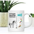 thumbnail image 2 of CTDream Funny Quirky 11oz. Ceramic Coffee Tea Mug Thank You Gift, Other Math Teachers Me, Horse Unicorn, 1-Pack, Birthday Christmas Gift Ideas Coworker Him Her, Gift Box, 2 of 7