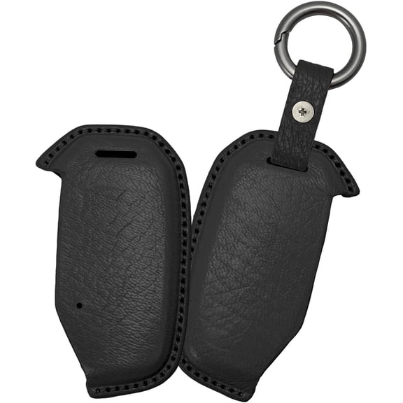 Key Fob Cover Compatible with Kia Forte Telluride K5 Seltos NIRO Sportage Keychain Case Holder Protector,Type-A-Black