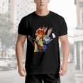 thumbnail image 4 of Zootopia 2 Men's T-Shirt Cotton Short Sleeve Crew Neck Tees, 4 of 5