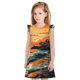 thumbnail image 1 of Fotbe Serene Ocean Sunset Vestido de Dormir para Niñas de 3 a 10 Años, Mangas Cortas, Estilo Princesa, Pijama Camisón con Mangas Voladas-Small, 1 of 6