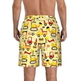 thumbnail image 3 of Naloa Funny Construction Vehicles Men's Beach Shorts, Surfing shorts, Swim trunks, Quick Dry Swim Trunks for Surfing Beach Fun - XX-Large, 3 of 9