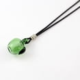 thumbnail image 4 of Botella hecha a mano Jinwen Joyas de cristal multicolor 25x17mm Colgante Collar Strectch verde Collar pendiente, 4 of 6
