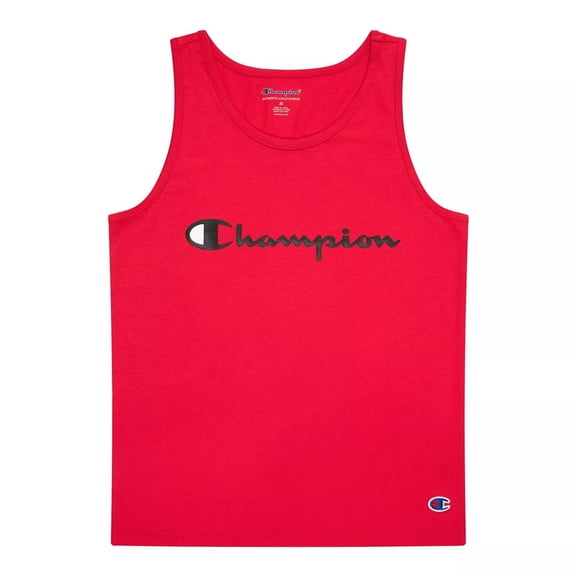 Champion Boys Sleeveless Classic Script Tank Top Shirt / Tee
