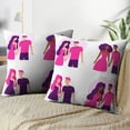 thumbnail image 3 of LALILO Throw Pillow Covers Couple Stylish Euro African Afro Cushion Cover 18" x 18", 2 Pack, 3 of 6
