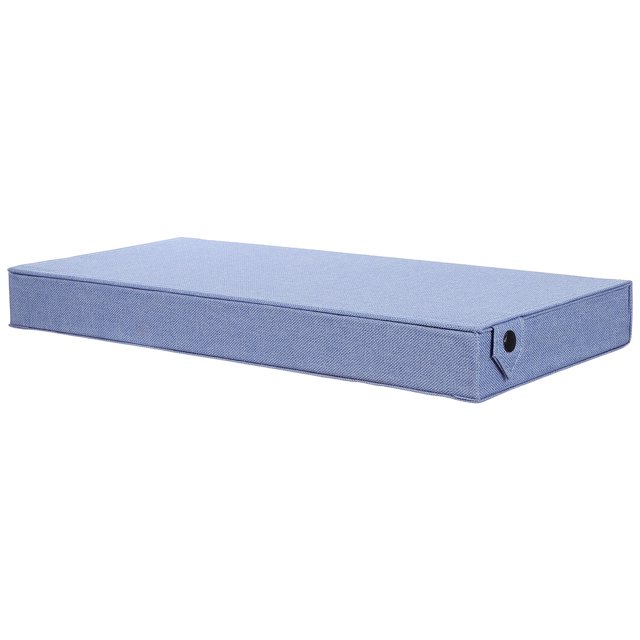 unbranded Caja Organizadora De Gafas Con Seis Compartimentos Y Cubierta En Tela Oxford Azul
