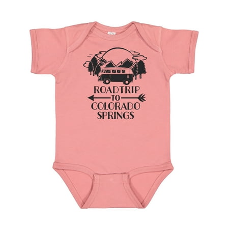

Inktastic Road Trip To Colorado Springs Gift Baby Boy or Baby Girl Bodysuit