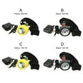 thumbnail image 2 of Soidarity Faro portátil desmontable profesional recargable alimentado por XPE IP54 impermeable espeleología faro suministros de iluminación Ropa Deportiva, Zapatos Amarillo 1W Soidarity OD029240-03, 2 of 6