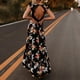 thumbnail image 5 of Vestido de estilo bohemio para mujer, vestido irregular estampado sin mangas, falda larga Wmkox8yi  FGJ101, 5 of 9
