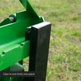 thumbnail image 4 of Titan Attachments USA Made Pallet Fork Frame Attachment Fits JD Tractors, 42in Fork Blades 4,000 LB Capacity, Receiver Hitch, Spear Sleeves, Headache Rack, 4 of 6