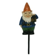 Bobble Head Gnome Planter Stake, Orange Hat