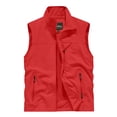 thumbnail image 2 of Mens Vests Outerwear Windproof Lightweight Softshell Vests Sports Sleeveless Jacket for Golf Hiking Fishing Running, M, 2 of 8