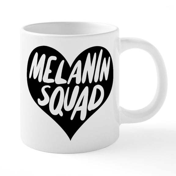 CafePress - Melanin Squad - 20 Oz White Ceramic Mega Mug