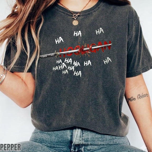 Washed Hooligan Street Style Shirt, Cute Korean Pop Inspired Graphic Tee, Cartoon Aesthetic Gift for Music Fans