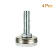 thumbnail image 3 of Furniture Levelers, 4Pcs M8x25 - Adjustable Furniture Leveling Feet Screw in Threaded for Tables (Silver), 3 of 5