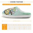 thumbnail image 2 of Happy Cuphead Mugman Kid's Cotton Slippers Winter Warm Soft Plush Slippers with Rubber Sole Non-Slip Indoor Outdoor Slip on Shoes Fluffy House Slippers For Boys Girls Teen, 2 of 8
