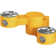 Elkay Lk4406 Wall Mounted Outdoor Bi-Level Drinking Fountain - Yellow