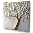 thumbnail image 2 of Designart "White Orchid Tree Garden Of Branches II" Tree Floral Canvas Wall Art, 2 of 5