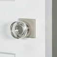 thumbnail image 3 of Viaggio Qadclc_Sd Quadrato Solid Brass Non-Turning One-Sided Dummy Door Knob - Chrome, 3 of 7