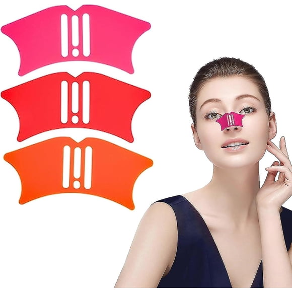 3pcs Nose Contour Eyeliner Stencils, 4 In 1 Silicone Eyeliner Stencils Nose Shadow Stencil Woman Makeup Aid Tool Beginners Applicator Guide Tool