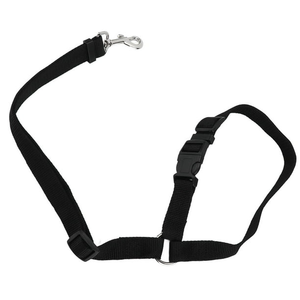 Cinturón de seguridad para perros, cinturón de seguridad para perros de nailon negro, cinturón de seguridad para perros, acabado de lujo