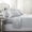 02 - Light Gray-Full, variant on 4 Piece Fitted Bedding Set 02 - Light Gray Twin for Bunk Beds