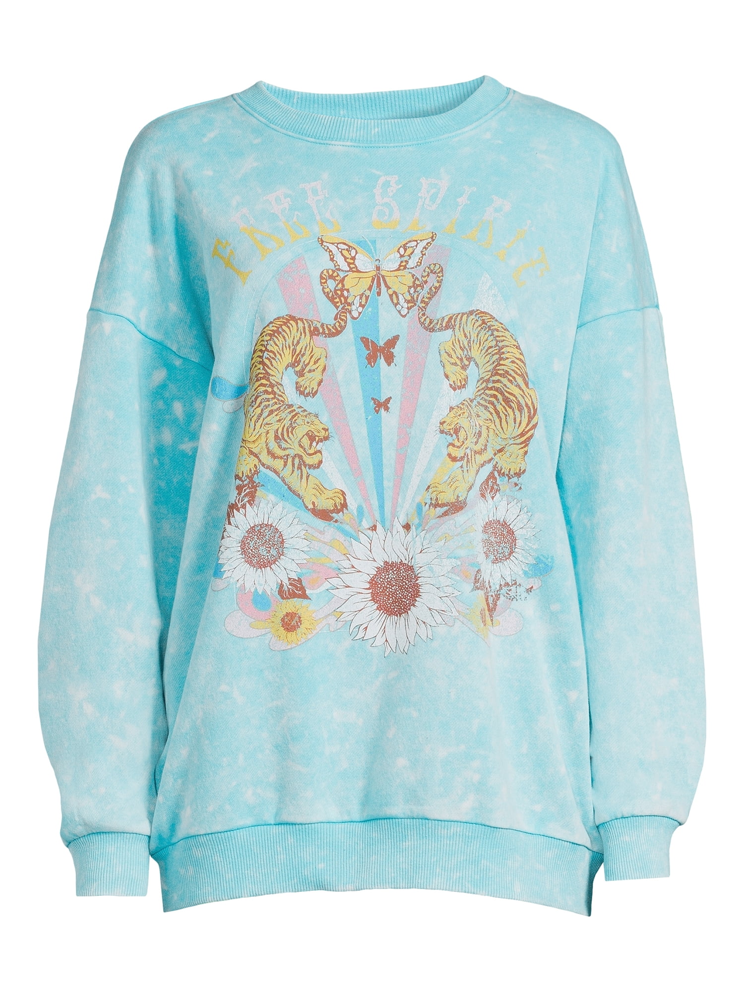 Self Esteem Juniors Mineral Wash Graphic Sweatshirt