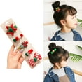thumbnail image 2 of 5Pcs Hairpin Christmas Hair Clip Hair Bowknot Clip for Girls Kids Toddlers Hair Accessories Headwear Headdress Barrettes, 2 of 21