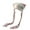 Beige and pink, variant on Colorful Star Cat Ear Cap Girls Bonnet Y2K Earflap Bobble Hat Women Casual Hat