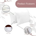 thumbnail image 3 of Superity Linen Pillow Cases King Size - Open Enclosure - 2 Pack - 100% Soft and Comfortable Premium Cotton - White, 3 of 7