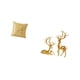 thumbnail image 5 of Elegante funda de cojín de ciervo para sala de estar, oficina, dormitorio, coche, esculturas decorativas, figuras de resina, decoración del hogar., 5 of 8