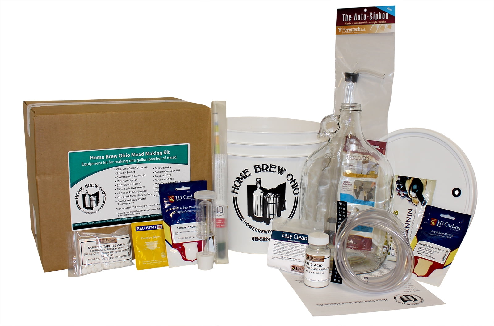 Home Brew Ohio Mead Making Kit