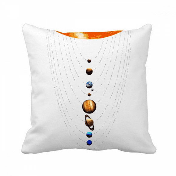 Planetary System Sun Combination Throw Pillow Sleeping Sofa Cushion Cover