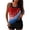 Multicolor#6, variant on Levmjia Women's Classic High Waist Independence Day Print Tankini Swimsuit Set w/ Built - in Bra Pads, Nylon Spandex, S - 2XL, Ruched Tummy Control Swimsuit Cover Up