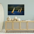 thumbnail image 3 of Stupell Industries Floating Sailboat Trio Transportation Photography Gallery Wrapped Canvas Art Print Wall Art, 45 x 30, 3 of 8