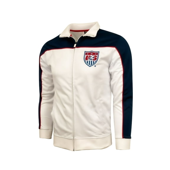 Boys' USA Soccer Jacket, Licensed US Soccer Full Zip Track Jacket, Youth Sizes YL