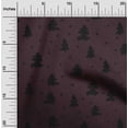 thumbnail image 2 of oneOone Velvet Grayish Blue Fabric Christmas Tree Craft Projects Decor Fabric Printed By The Yard 58 Inch Wide, 2 of 4