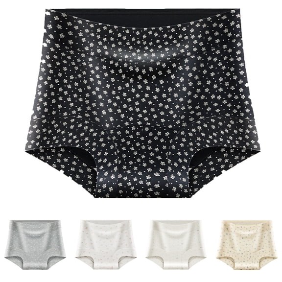 Paiwinds Women's Ventilated Cotton Briefs - Seamless Mid Rise Underwear for a Smooth Invisible Look, Soft & Breathable Comfortable Everyday Panties
