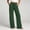 Army Green, variant on YTCAMLO Womens Cotton Pants Elastic High Waist Casual Palazzo Trousers with Pockets Casual Lightweight Breathable Flowy Wide Leg Pants