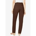thumbnail image 2 of Jessica London Women's Plus Size Tall Stretch Cotton Chino Straight Leg Pant, 2 of 2