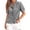 Black, variant on Womens Shirts Plaid Checked Pattern Button Down Short Sleeve Loose Fit Blouse Tops Summer Lightweight Breathable Cotton Blend Technical Apparel Blue M