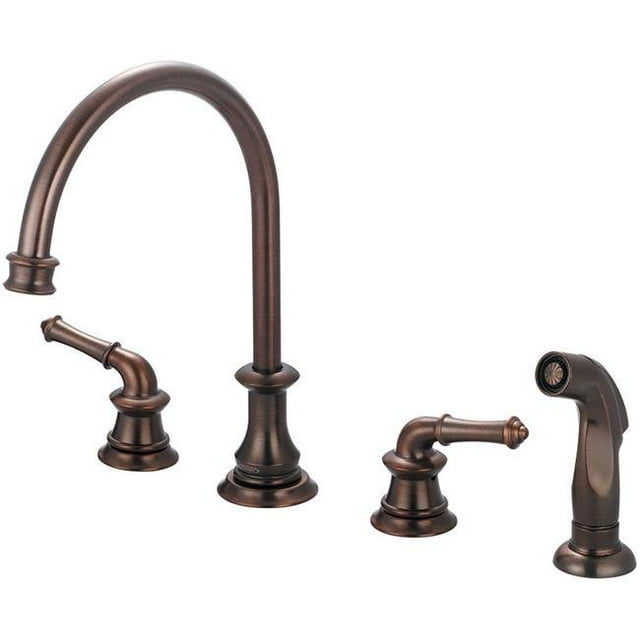 Del Mar 2DM201-ORB Del Mar Two Handle Kitchen Widespread Faucet - Oil Rubbed Bronze