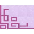 thumbnail image 1 of Ahgly Company Indoor Rectangle Patterned Orchid Purple Area Rugs, 5' x 7', 1 of 6